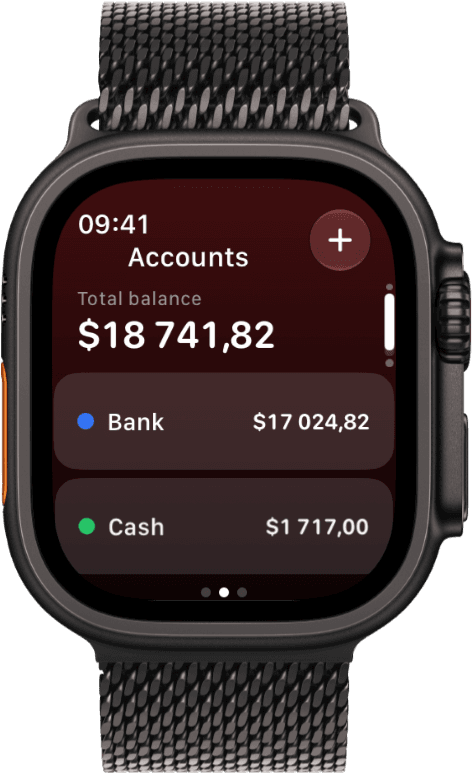 Monthly budget on Apple Watch